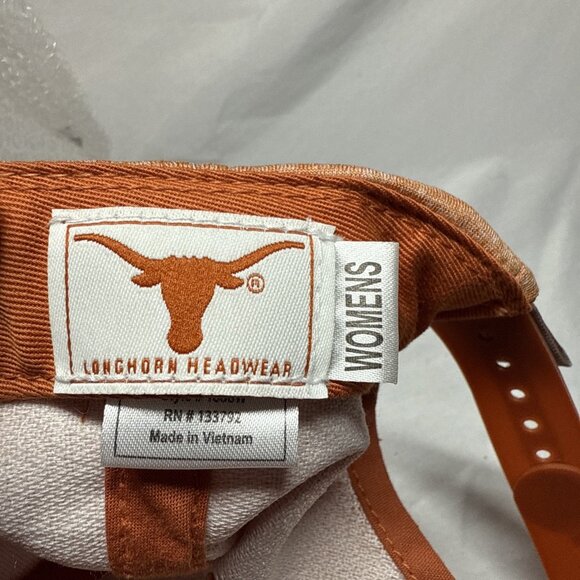 NWT University of Texas At Austin Orange Bedazzled Snapback Womens Baseball Cap - Picture 10 of 11